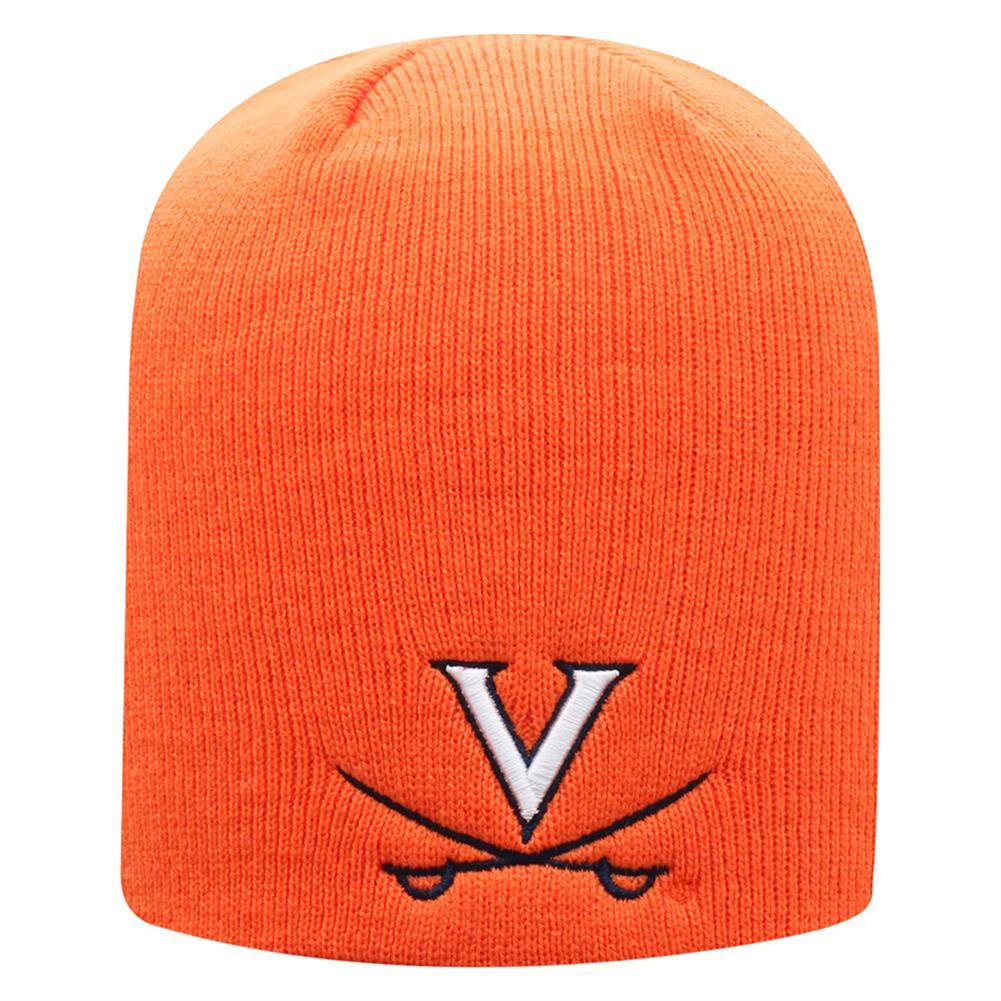 Virginia Cavaliers Top of the World EZ DOZIT Beanie - Orange - Alt
