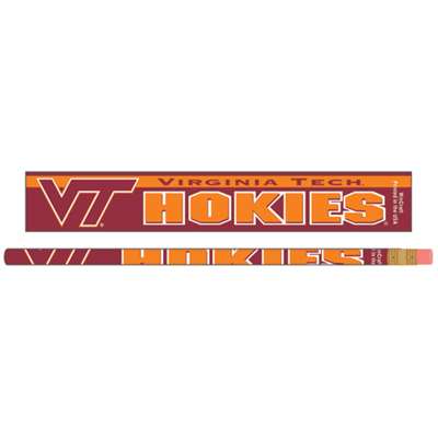 Virginia Tech Hokies Pencil - 6-pack