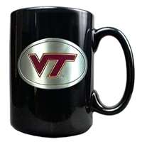 Virginia Tech Hokies 15oz Black Ceramic Mug