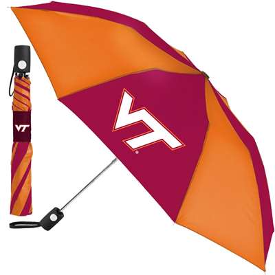 Virginia Tech Hokies Umbrella - Auto Folding