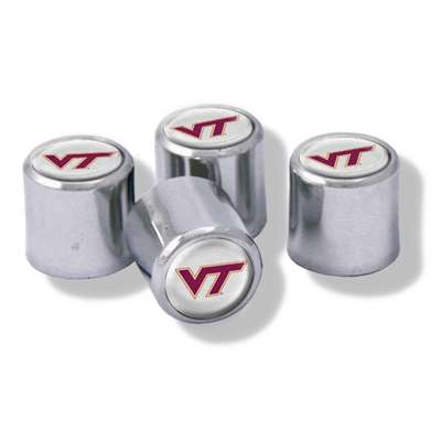 Virginia Tech Hokies Domed Valve Stem Caps