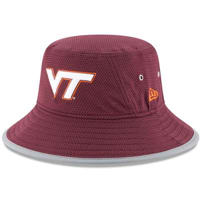 Virginia Tech Hokies New Era Team Training Bucket Hat
