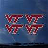 Virginia Tech Hokies Transfer Decals - Set of 4