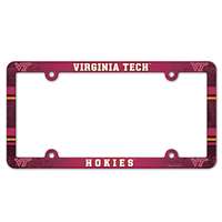 Virginia Tech Hokies Plastic License Plate Frame