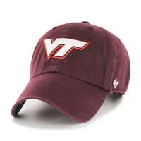 Virginia Tech Hokies '47 Brand Clean Up Adjustable Hat - Maroon