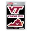 Virginia Tech Hokies Decals - 3 Pack