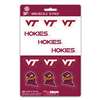 Virginia Tech Hokies Mini Decals - 12 Pack