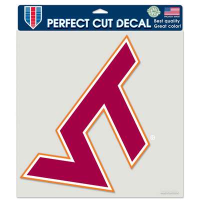 Virginia Tech Hokies Full Color Die Cut Decal - 8" X 8"
