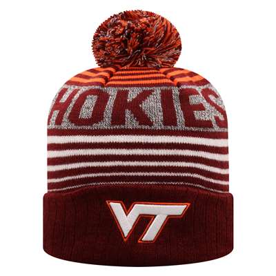 Virginia Tech Hokies Top of the World Overt Cuff Knit Beanie