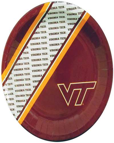 Virginia Tech Hokies Disposable Paper Plates - 20 Pack
