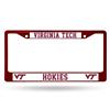 Virginia Tech Hokies Team Color Chrome License Plate Frame