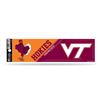 Virginia Tech Hokies Bumper Sticker