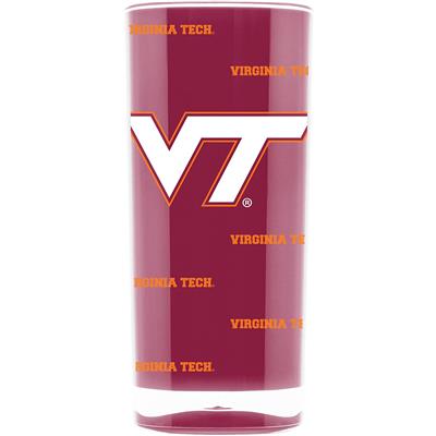 Virginia Tech Hokies Acrylic Square Tumbler Glass - 16 oz