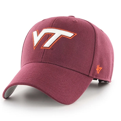Virginia Tech Hokies 47 Brand MVP Adjustable Hat
