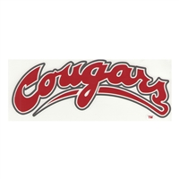 Washington State Cougars Decal - Arched Script Cougars