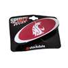 Washington State Cougars Domed Acrylic Hair Barrette