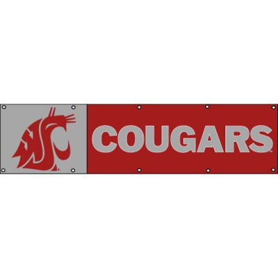 Washington State Cougars Giant Banner - 2ft X 8ft