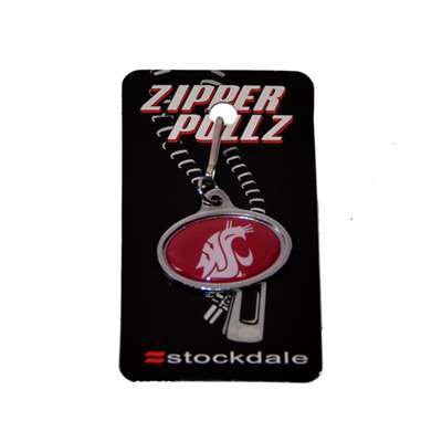 Washington State Cougars Logo Zipper Tag