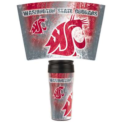 Washington State Cougars 16oz Plastic Travel Mug