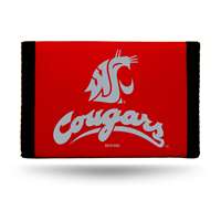 Washington State Cougars Nylon Tri-Fold Wallet