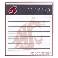 Washington State Cougars Memo Note Pad - 2 Pads