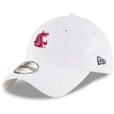Washington State Cougars New Era 9Twenty Adjustable Hat - White
