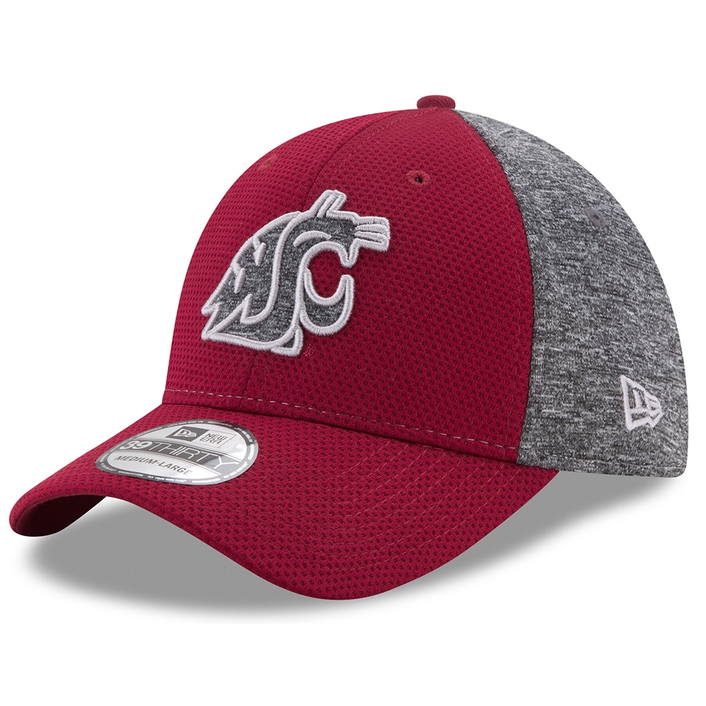 Washington State Cougars New Era 39Thirty Fierce Fill Hat