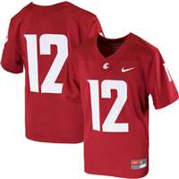 Nike Washington State Cougars Youth Replica Football Jersey - #12