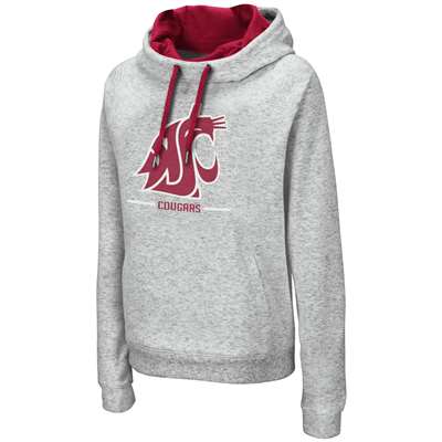 Washington State Cougars Women's Colosseum Lily Funnel Neck Hoodie