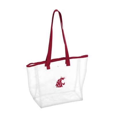 Washington State Cougars Clear Stadium Tote Bag