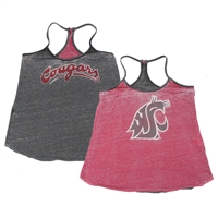 Washington State Cougars Women's Colosseum Clearly Inside Reversible Tank Top
