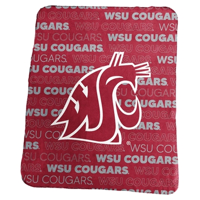 Washington State Cougars Classic Fleece Blanket
