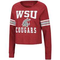 Washington State Cougars Women's Colosseum Whimsical L/S T-Shirt