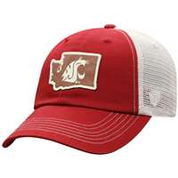 Washington State Cougars Top of the World Hidestate Trucker Hat