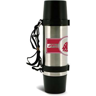 Washington State Cougars Stainless Steel Coffee Thermos - 40 oz