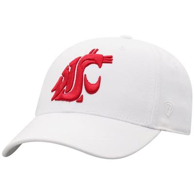 Washington State Cougars Top of the World One Fit Hat - White