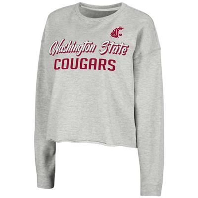 Washington State Cougars Women's Tree House Cropped Pullover
