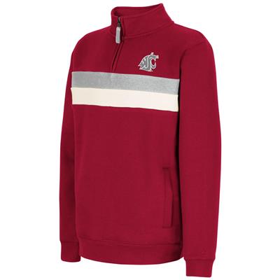 Washington State Cougars Youth Colosseum Gulch 1/4 Zip Sweatshirt