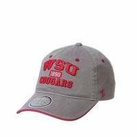 Washington State Cougars Zephyr Elm Adjustable Hat - Grey