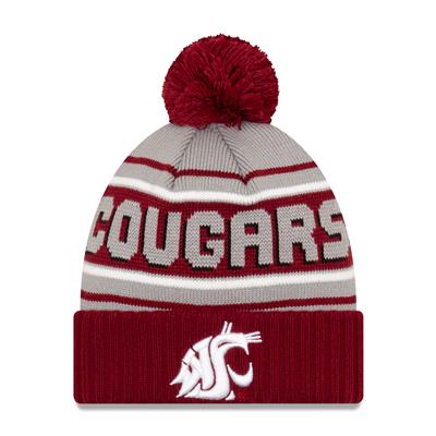 Washington State Cougars New Era Cheer Knit Beanie
