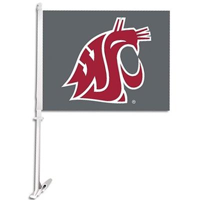 Washington State Cougars Car Flag
