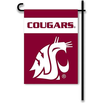 Washington State Cougars 2-Sided Garden Flag