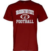 Washington State Cougars Blue 84 Cotton Football T
