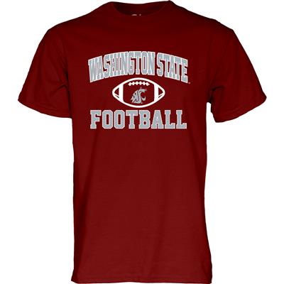 Washington State Cougars Blue 84 Cotton Football T