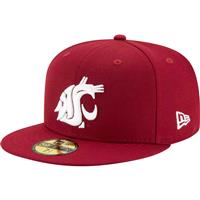 Washington State Cougars New Era 5950 Fitted Baseb