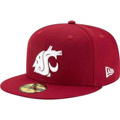 Washington State Cougars New Era 5950 Fitted Baseb