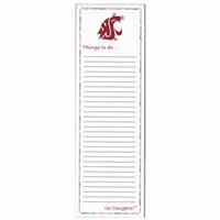 Washington State Cougars Magnetic To Do List Pad