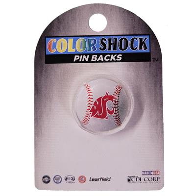 Washington State Cougars Acrylic Fan Pin - Basebal