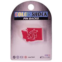 Washington State Cougars Acrylic Fan Pin - State L