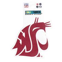 Washington State Cougars Durable Vinyl Sticker - C